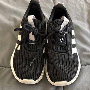 Adidas Kids Black and White Sneakers